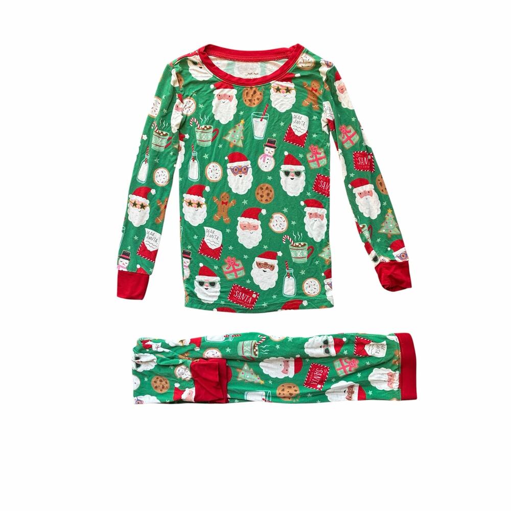 Little Sleepies Cookies for Santa Bamboo Two Piece Pajamas 5/6